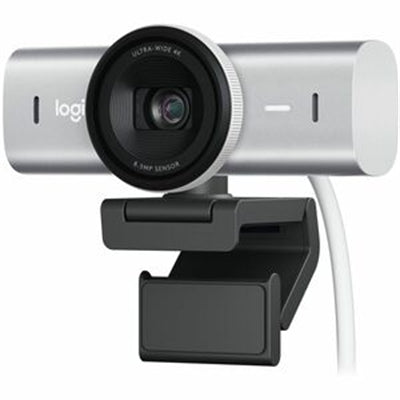 Logitech MX Brio Ultra HD 4K Collaboration and Streaming Webcam, 1080p at 60 FPS, Dual Noise Reducing Mics, Show Mode, USB-C, Webcam Cover, Works with Microsoft Teams, Zoom, Google Meet, Pale Gray Logitech MX Brio Ultra HD 4K Collaboration and Streaming Webcam, 1080p at 60 FPS, Dual Noise Reducing Mics, Show Mode, USB-C, Webcam Cover, Works with Microsoft Teams, Zoom, Google Meet, Pale Gray